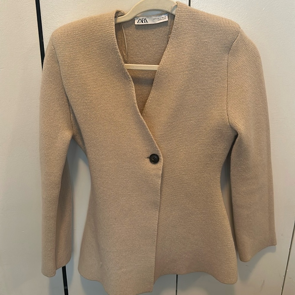 Zara Knit Cardigan with Button Detail